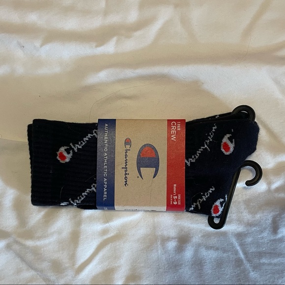 Black Champion Socks BRAND NEW w/ TAGS!!! - Picture 1 of 1